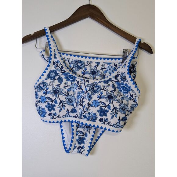 Sand and Bliss High Waisted Bikini M Floral Swimsuit Tropical Beach Boho NWOT - Picture 7 of 8